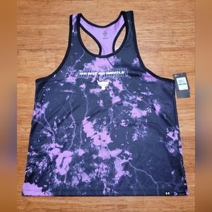 Under Armour Dwayne Johnson Loose Muscle Racer back tee Size L